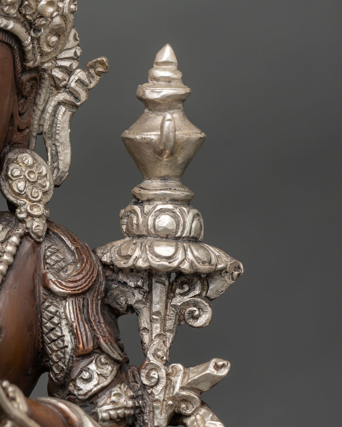 Oxidized Maitreya Buddha Statue – Authentic Buddhist Home Decor