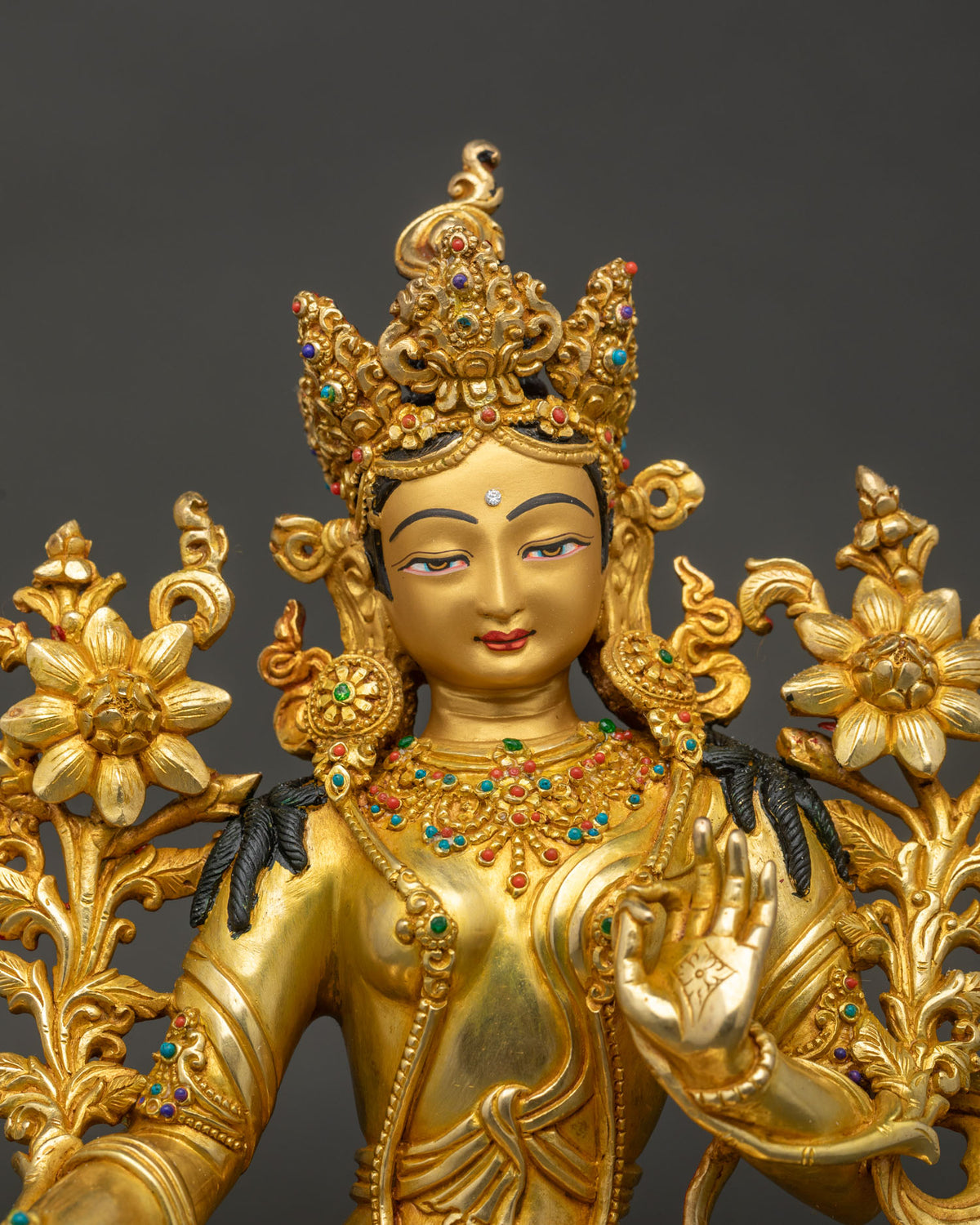 Green Tara Statue