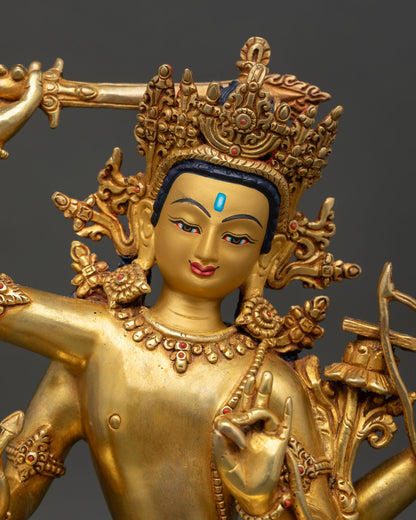Maha Manjushri Statue