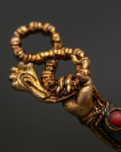 Six-Armed Mahakala Statue | Newari Craftsmanship