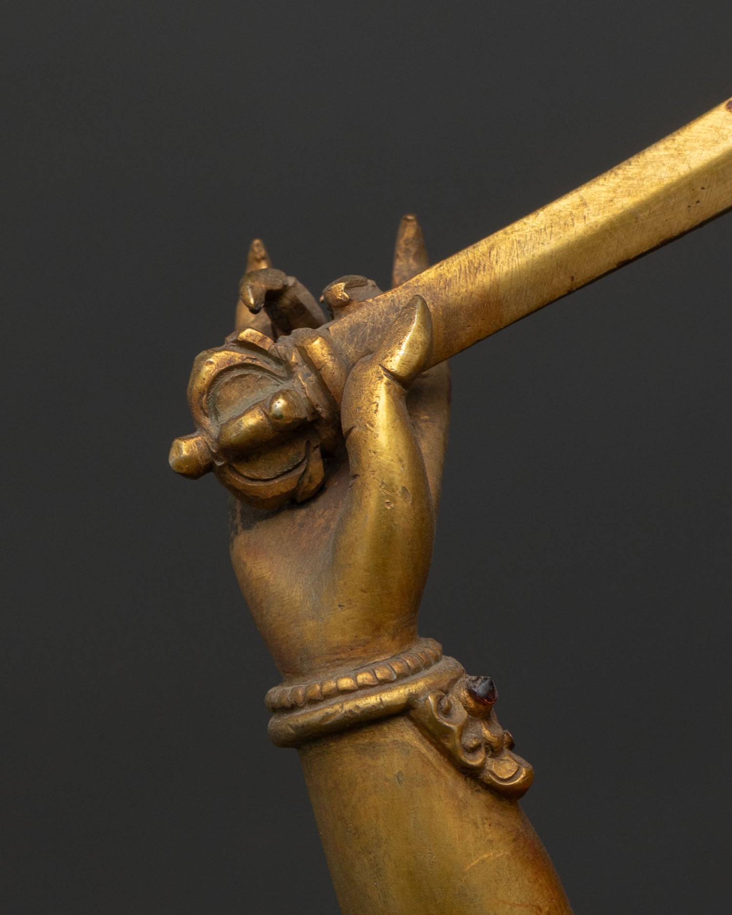 Yeshe Walmo – Tibetan Fierce Dharma Guardian Sculpture