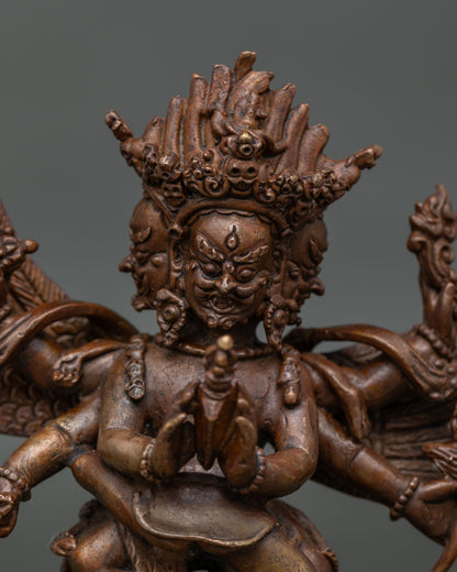 Vajrakilaya Statue | Wrathful Himalayan Buddhist Artwork