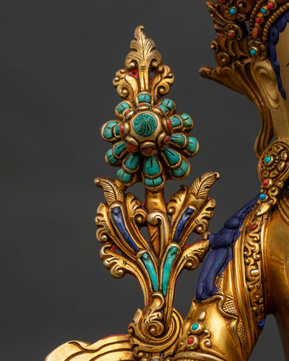 Green Tara Sculpture | The Mother of Liberation for Spiritual Growth
