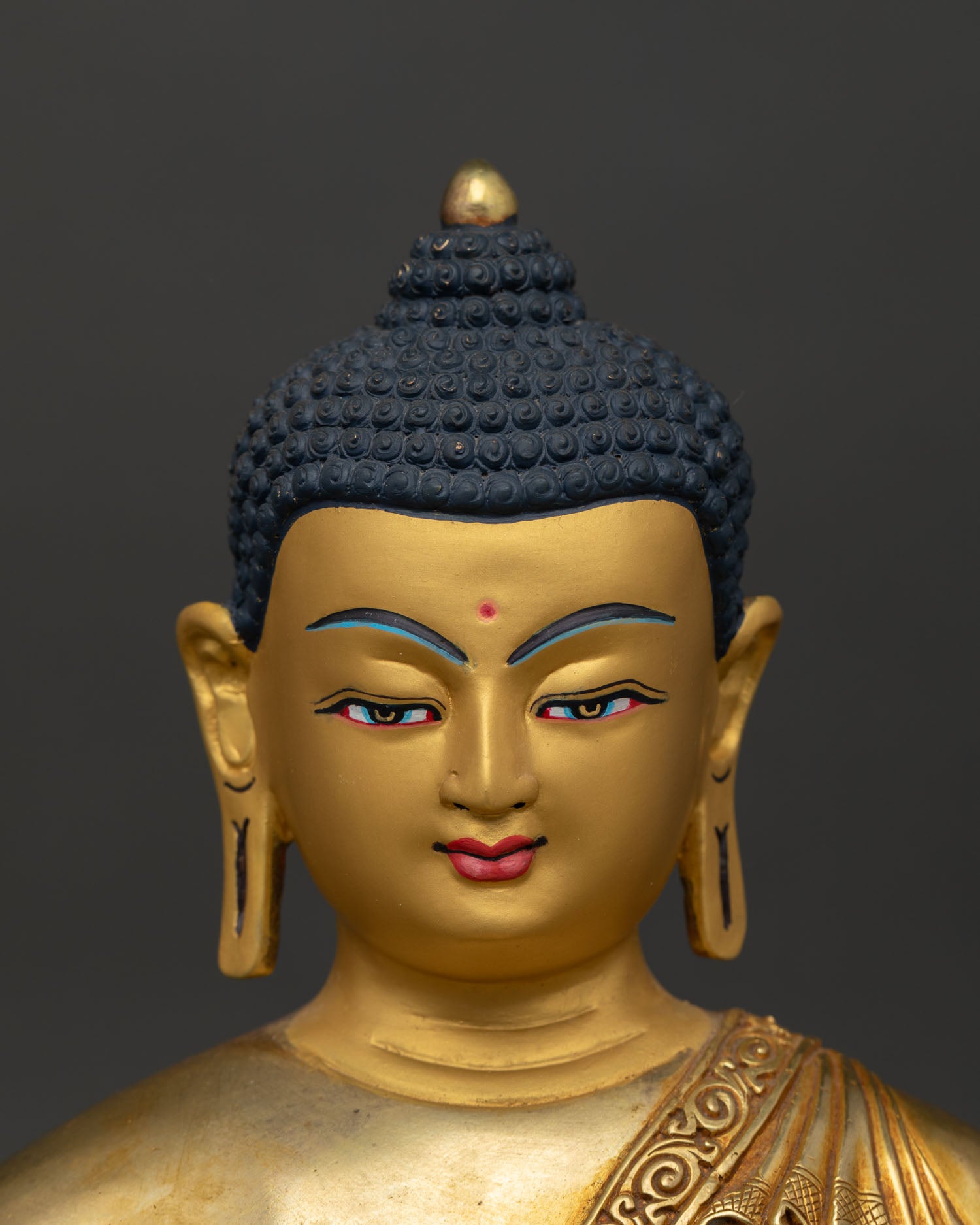 Shakyamuni Buddha | 24K Gold Gilded Copper Sculpture