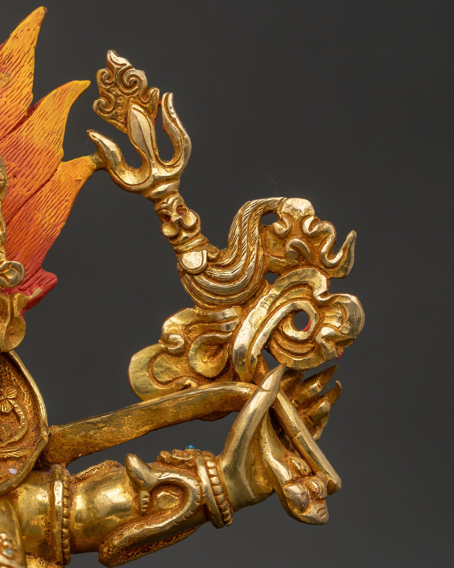 Six Arm Mahakala Statue