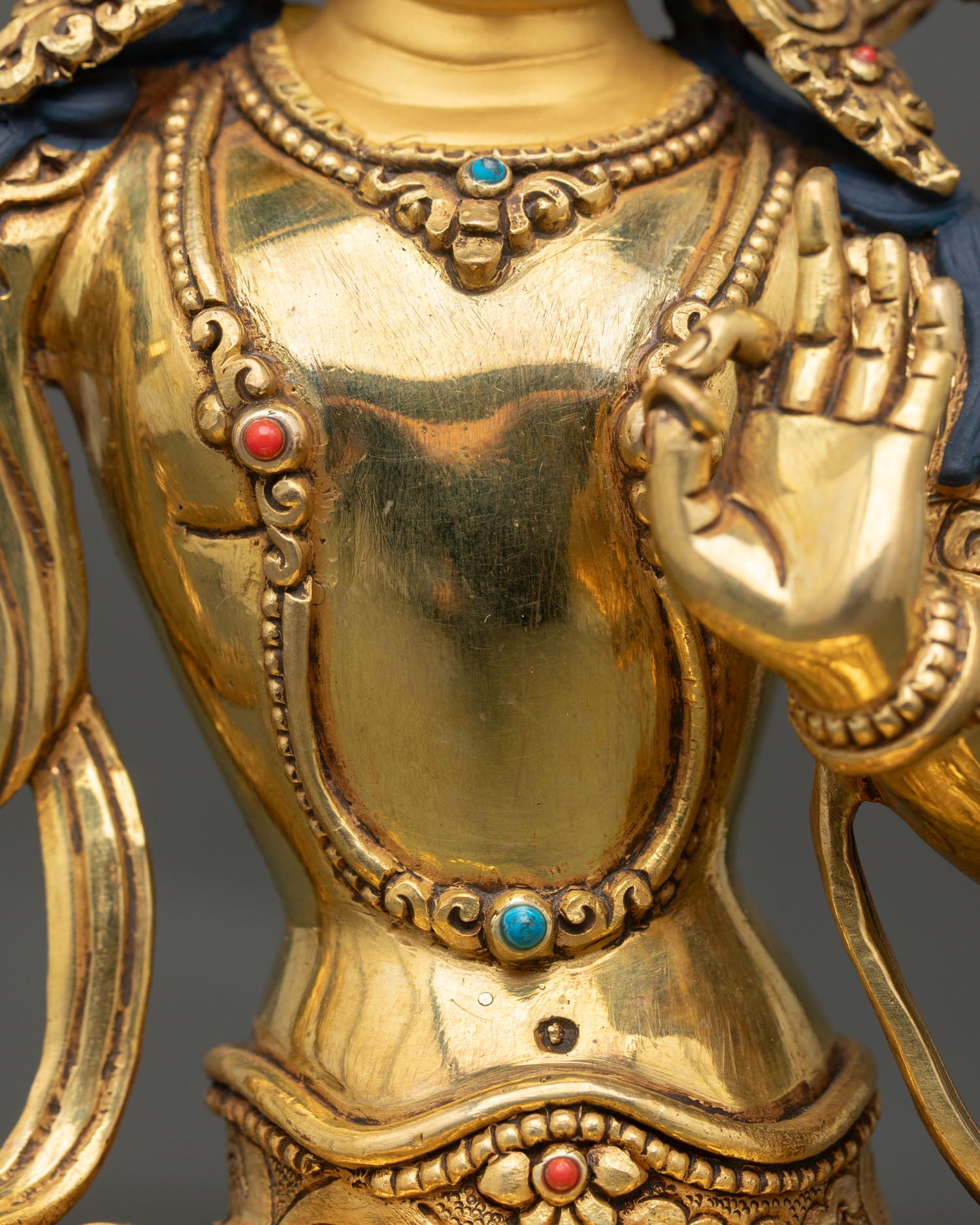 Manjushri Statue | Traditional Handmade Nepalese Art