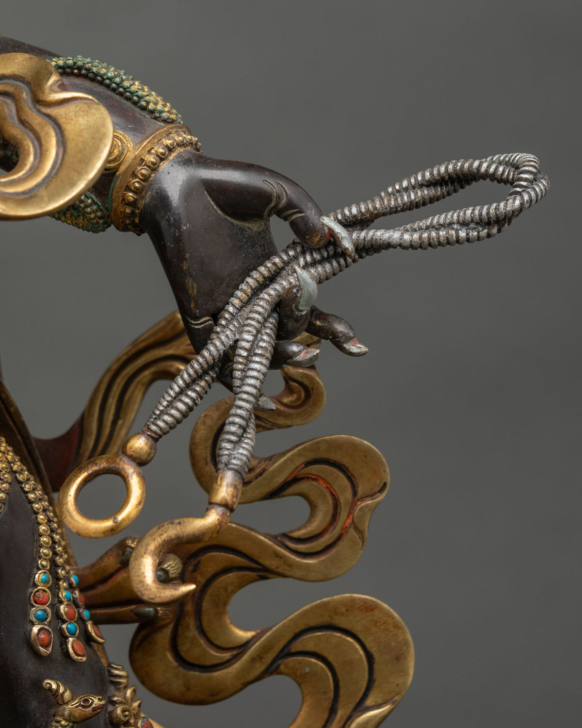 Authentic Six Armed Mahakala Copper Statue | Handmade in Nepal