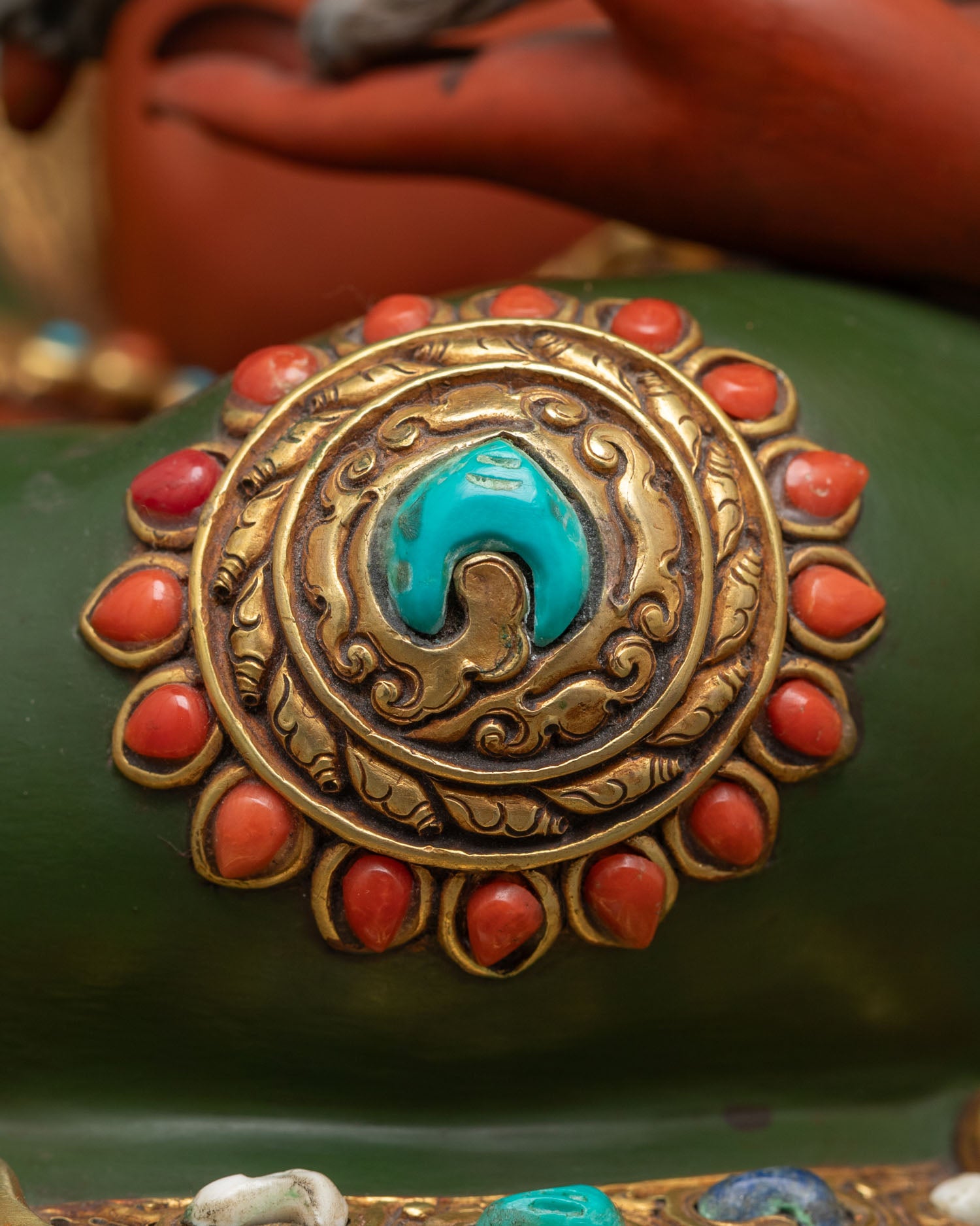 Dzambhala On Throne Statue | Manifest Prosperity and Abundance