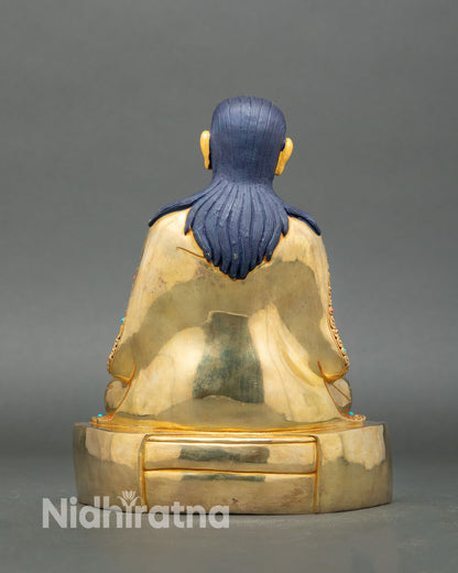 Five Shakya Master Statue Set - Himalayan Buddhist Lineage Figures
