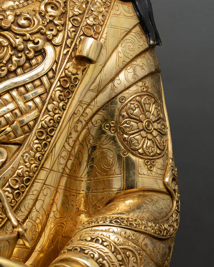 Guru Rinpoche Statue | Vajra Master Copper Sculpture