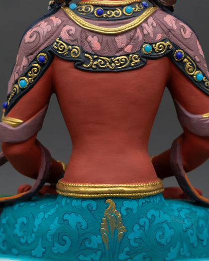 Amitayus Statue | Sacred Himalayan Copper Art