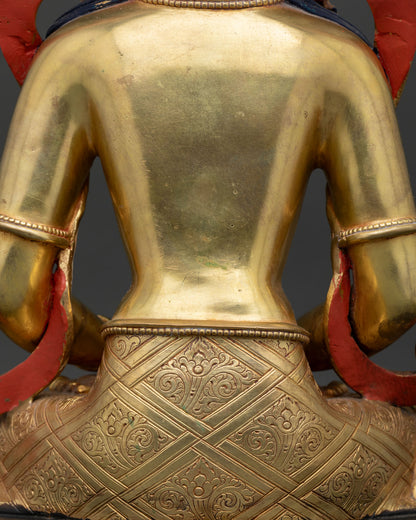 Ornate Amitayus Buddha Statue | Long-Life Buddha from Nepal