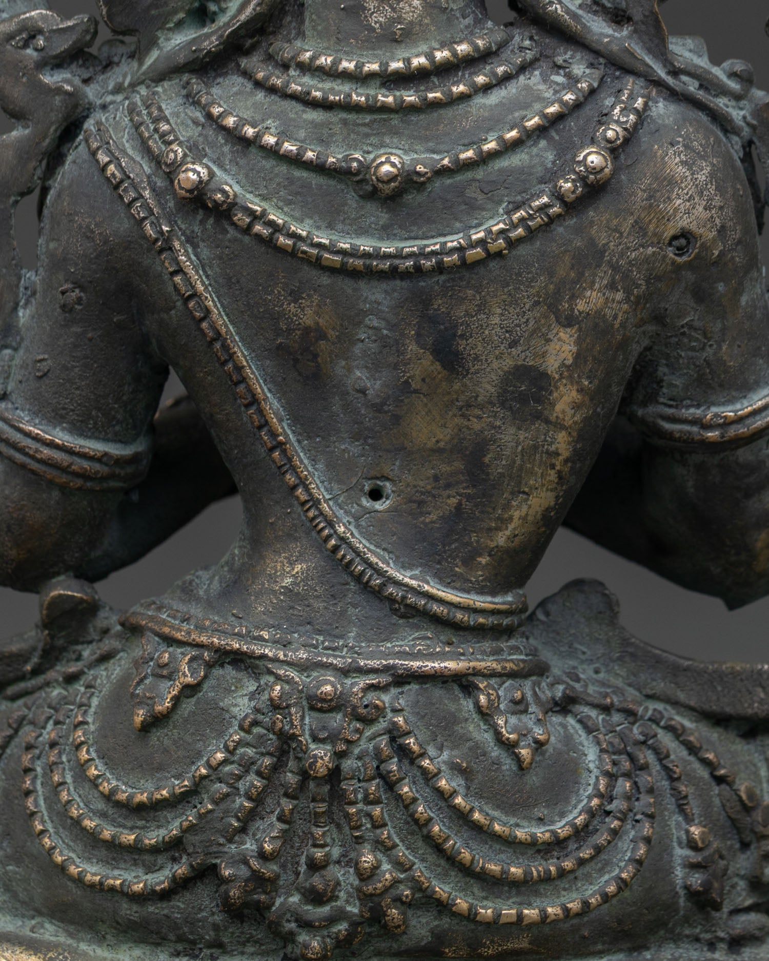 Simhanada Manjushri Statue | Antique-Finish Bronze Sculpture