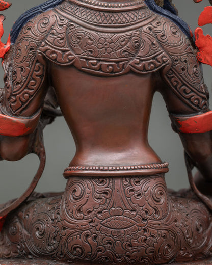 White Tara Buddhist Statue | Authentic Nepalese Craftsmanship