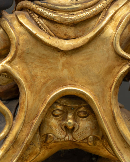 Four Arm Mahakala Statue