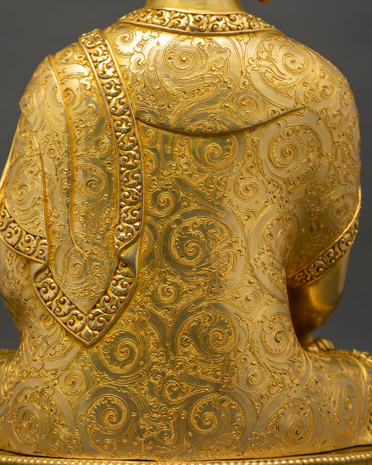 Tibetan-Style Shakyamuni Buddha Statue | Copper Meditation Idol