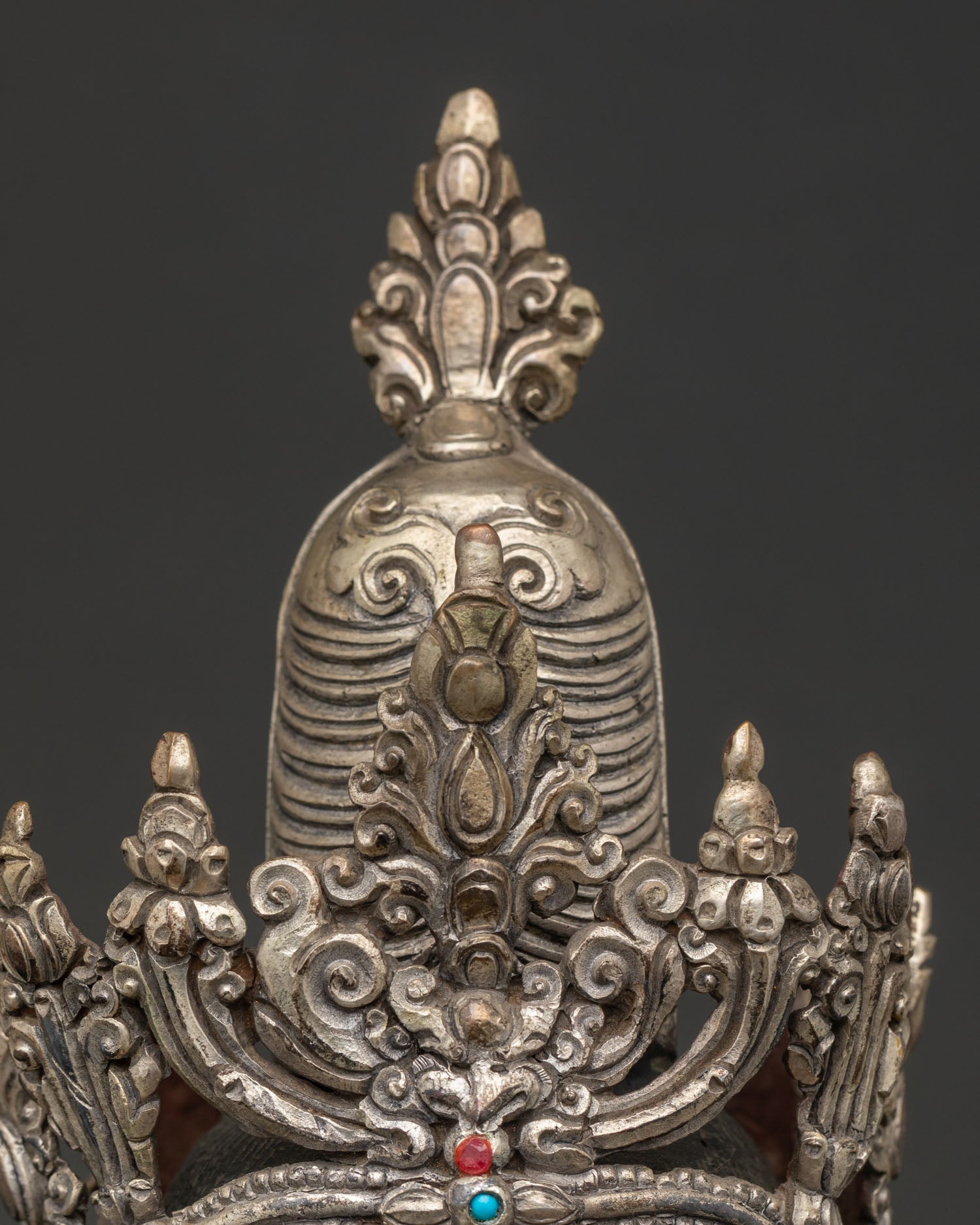 Crowned Amitabha Buddha Statue from Nepal | Lord of the Pure Land