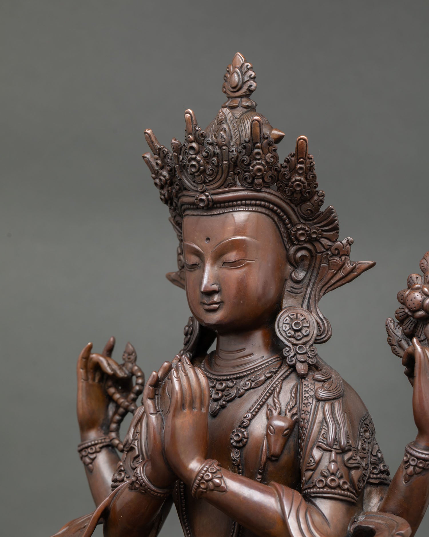 Chenrezig Statue | Handmade Himalayan Spiritual Art