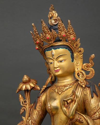 White Tara Statue