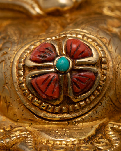 Divine Manjushri Statue | Tibetan Buddhist Artwork