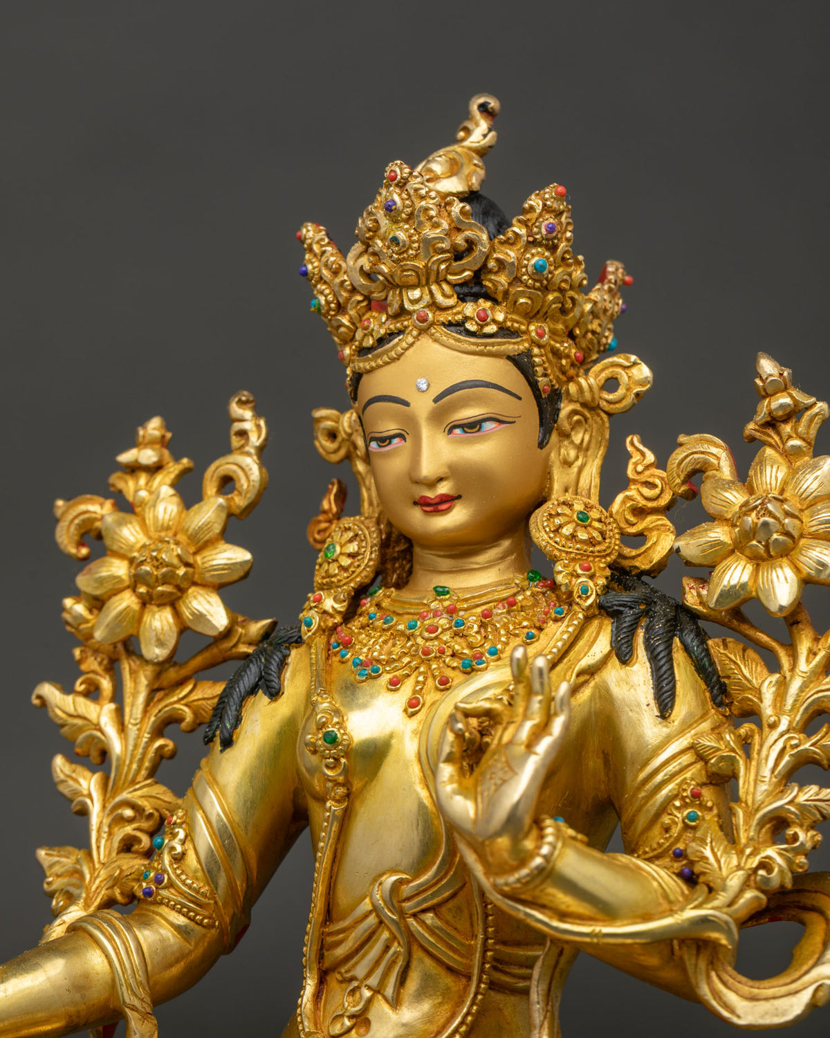 Green Tara Statue