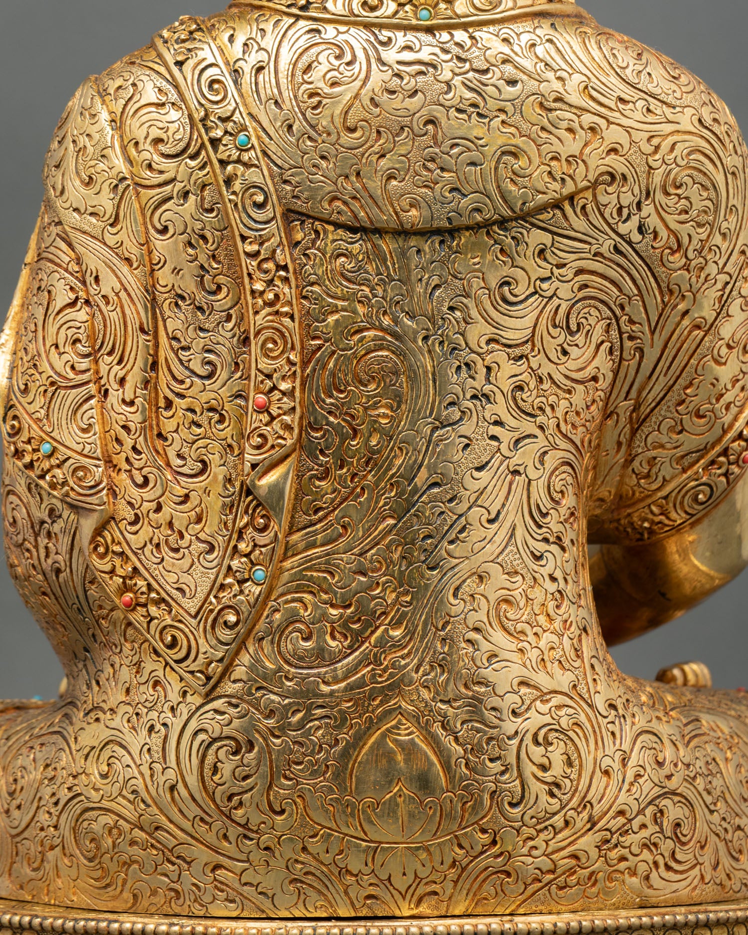 Amitabha Buddha Statue | Himalayan Lost Wax Copper Artwork