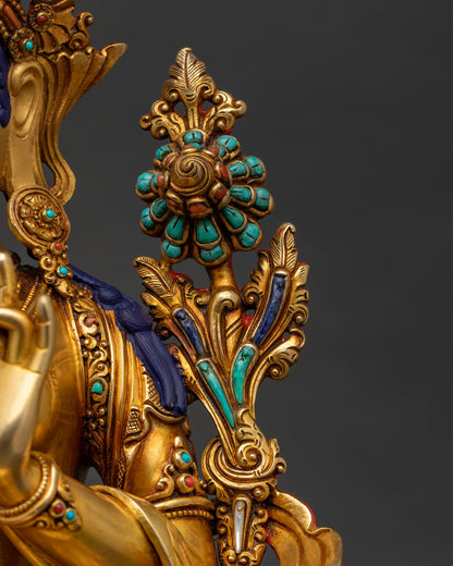 Green Tara Sculpture | The Mother of Liberation for Spiritual Growth