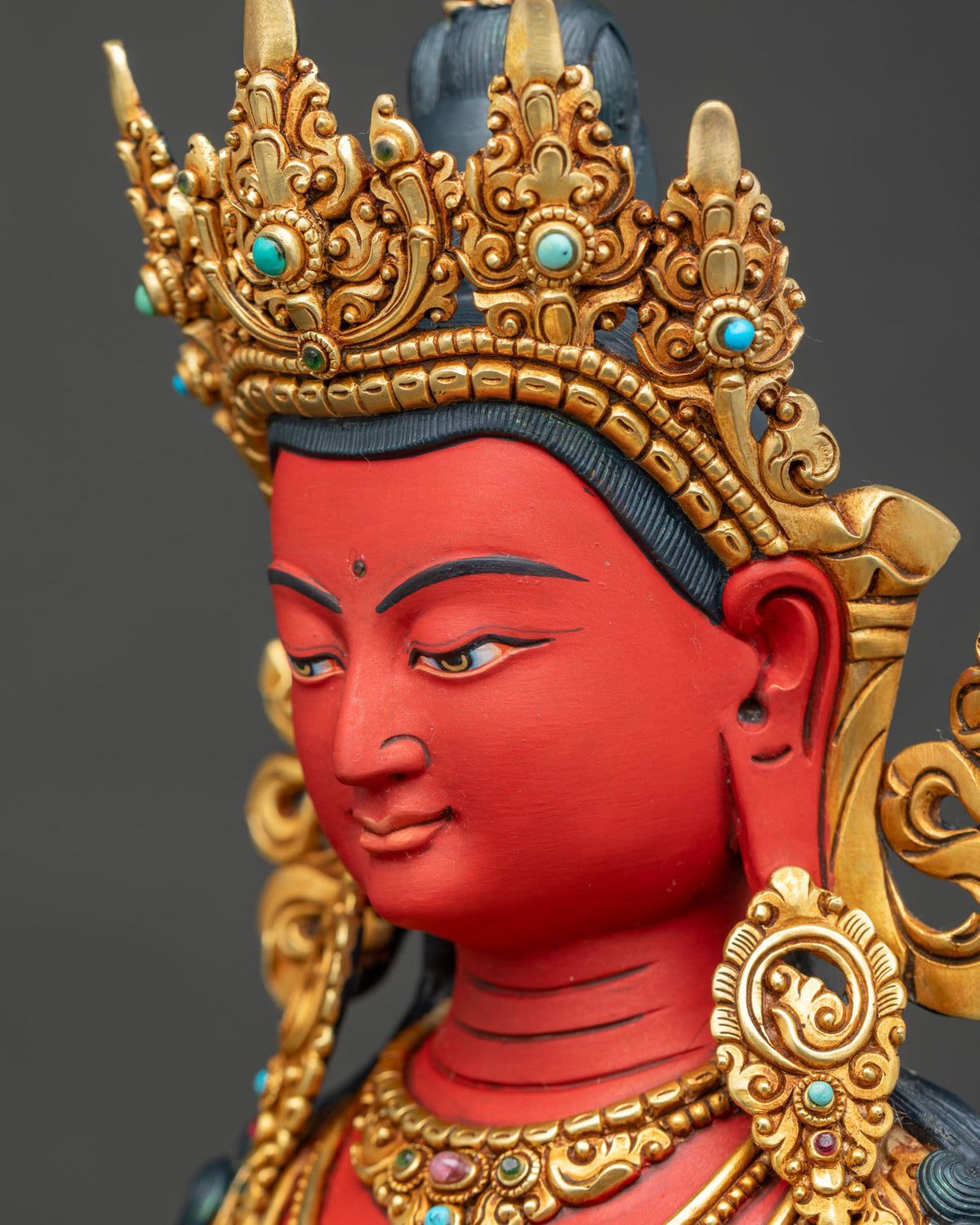 Premium Amitayus Statue – Hand-Painted Longevity Buddha Sculpture