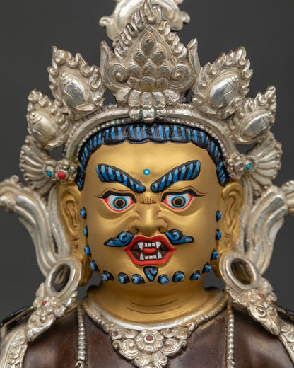 Red Dzambhala Statue