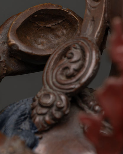 Manjushri With Consort Statue