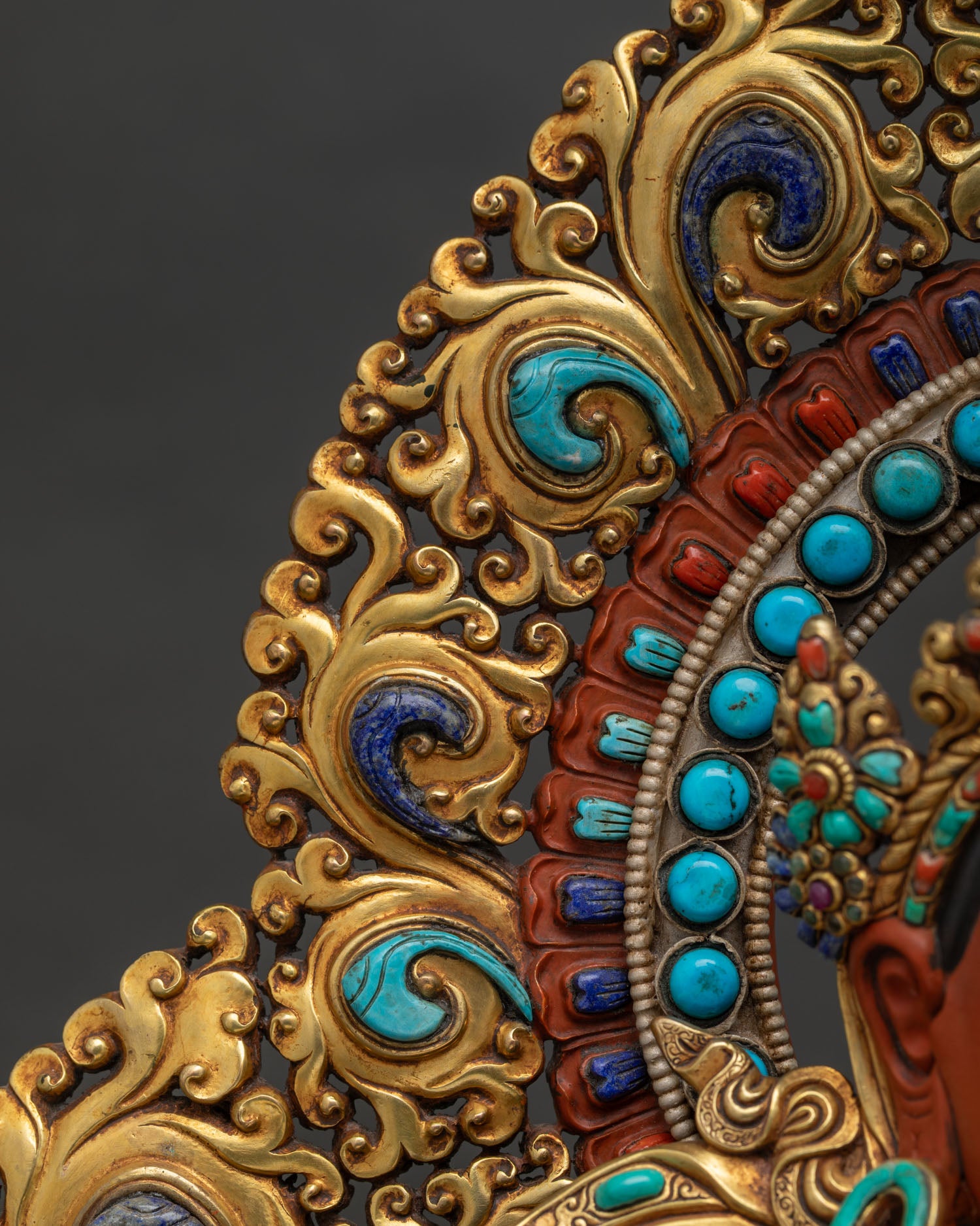 Dzambhala On Throne Statue | Manifest Prosperity and Abundance