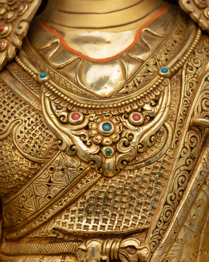 Large Guru Rinpoche Statue | High-Quality Buddhist Sculpture