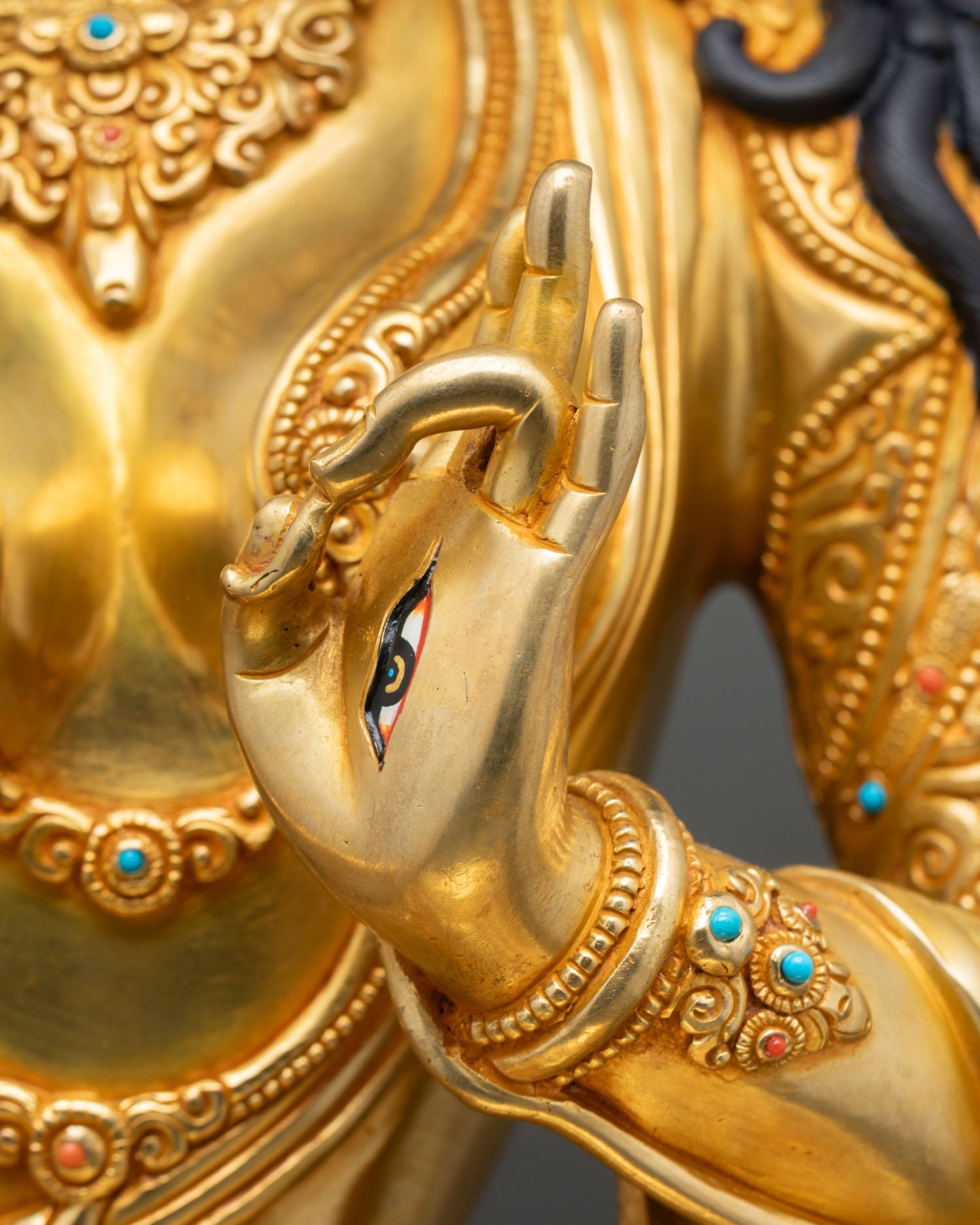 Beautiful White Tara | Himalayan Meditation Copper Sculpture