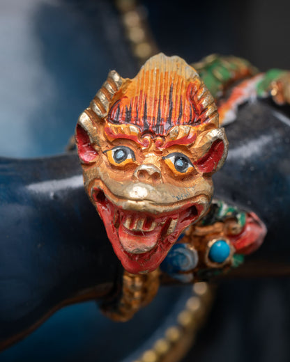 Ucchusma Statue | Wrathful Buddhist Guardian Deity