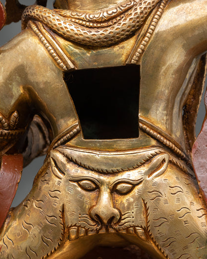 Vajrapani Statue | Buddhist Protector Deity Sculpture from Nepal