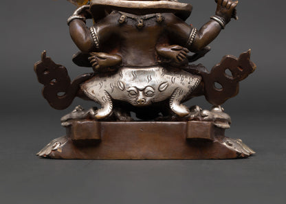 Four Armed Mahakala Statue | Powerful Guardian Deity Artwork