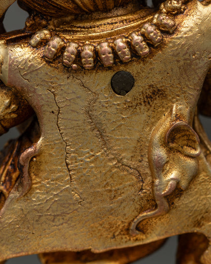 Six-Armed Mahakala Statue | Newari Craftsmanship
