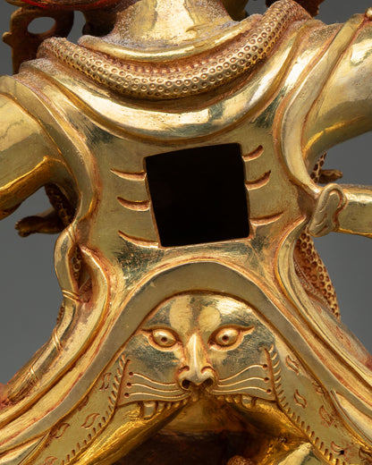 Handmade Guru Dragpo | Gold Fire-Gilded Copper Sculpture