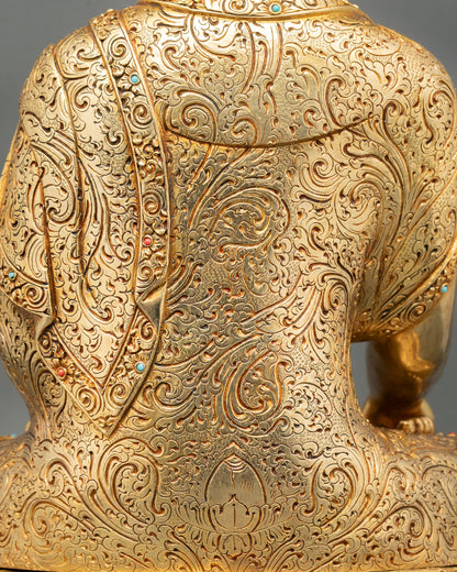 Shakyamuni Buddha Statue for Meditation and Spiritual Decor