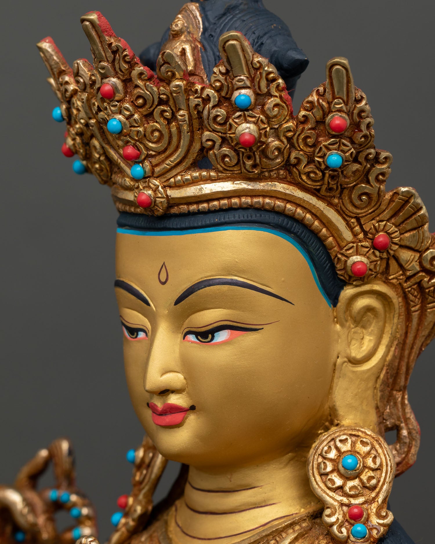 Chenrezig Statue | Tibetan Buddhist Compassion Deity