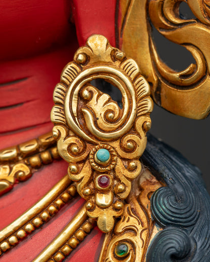 Premium Amitayus Statue – Hand-Painted Longevity Buddha Sculpture
