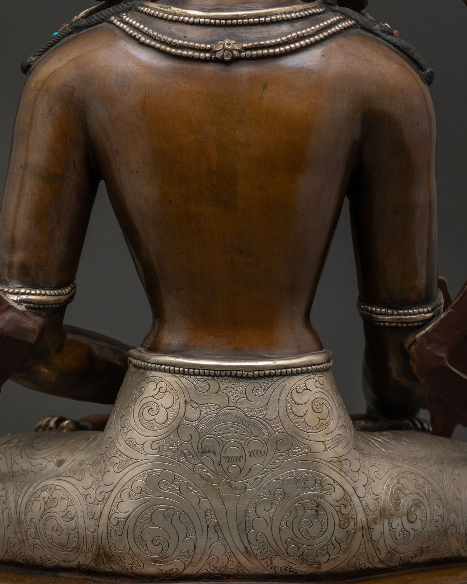 Crowned Medicine Buddha Statue | Spiritual Handmade Sculpture