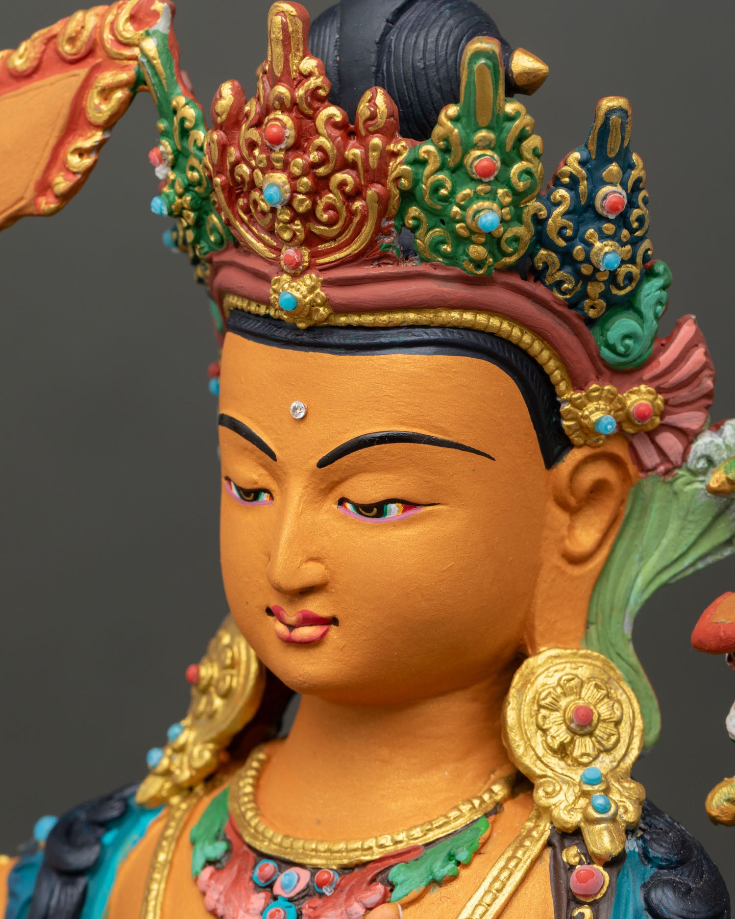 Divine Manjushri Statue | Nepalese Bodhisattva of Wisdom