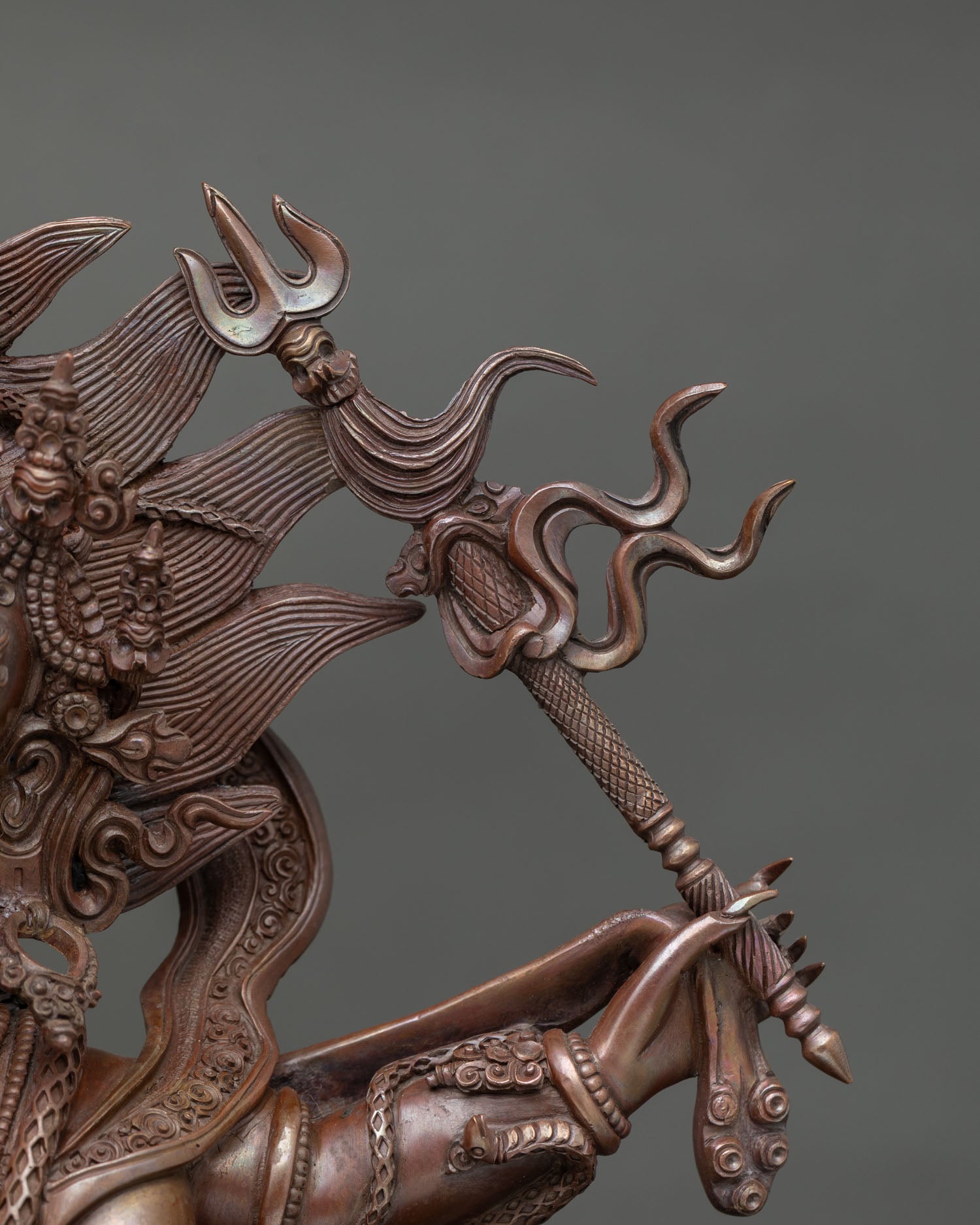 Six Armed Mahakala | Vajrayana Wrathful Protector Statue