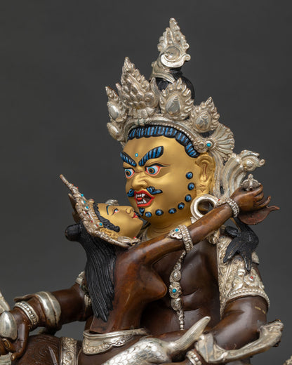 Red Dzambhala Statue