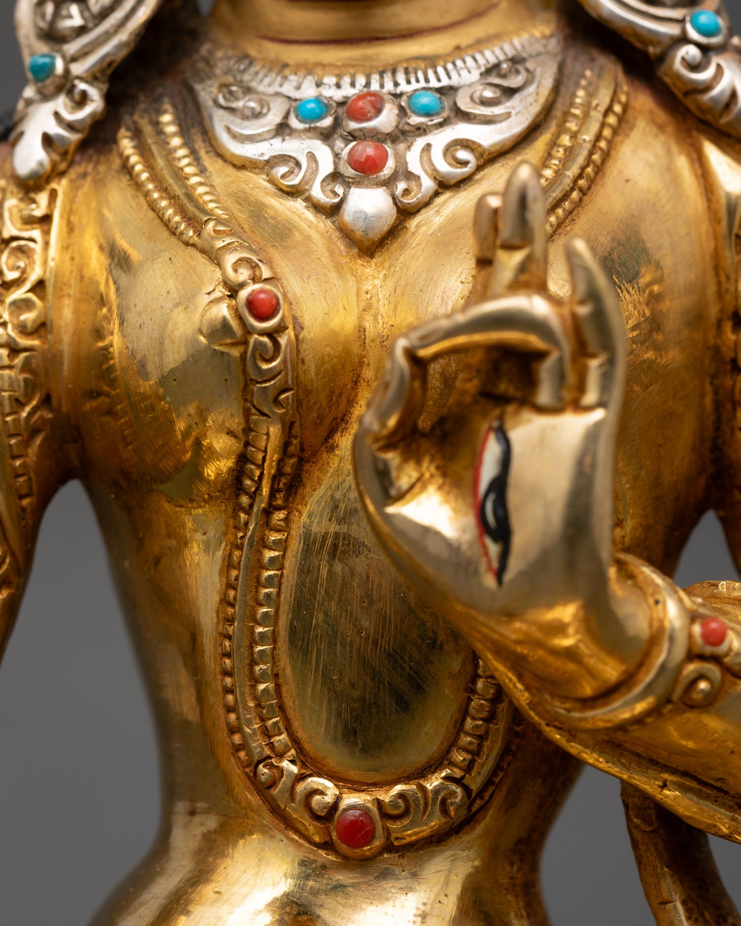 Healing White Tara Statue | Handmade Nepalese Craft