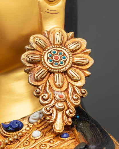 Enlightened Guru Rinpoche | Lost Wax Copper Sculpture