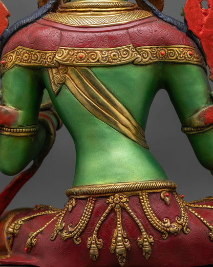 Green Tara Statue