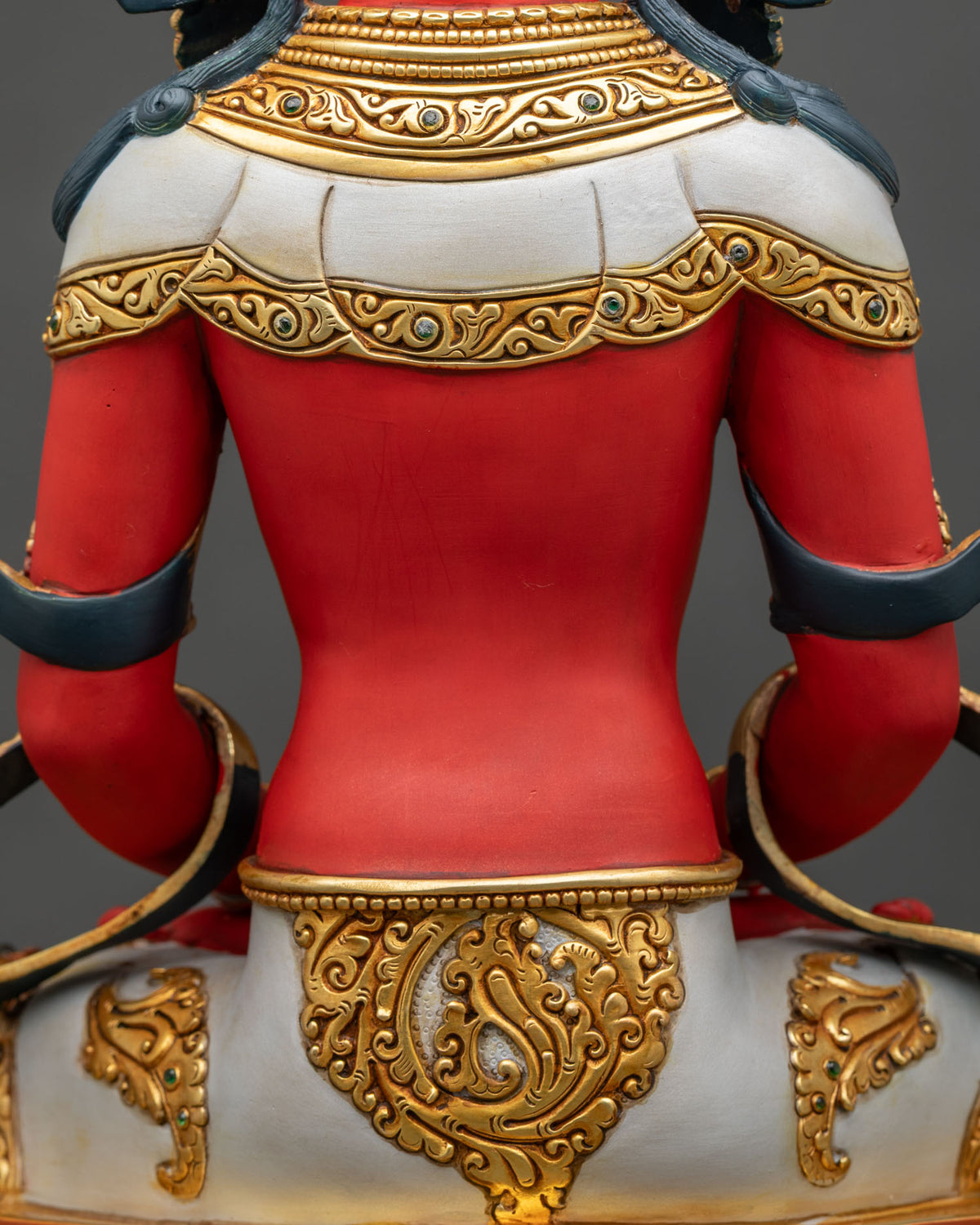 Premium Amitayus Statue – Hand-Painted Longevity Buddha Sculpture