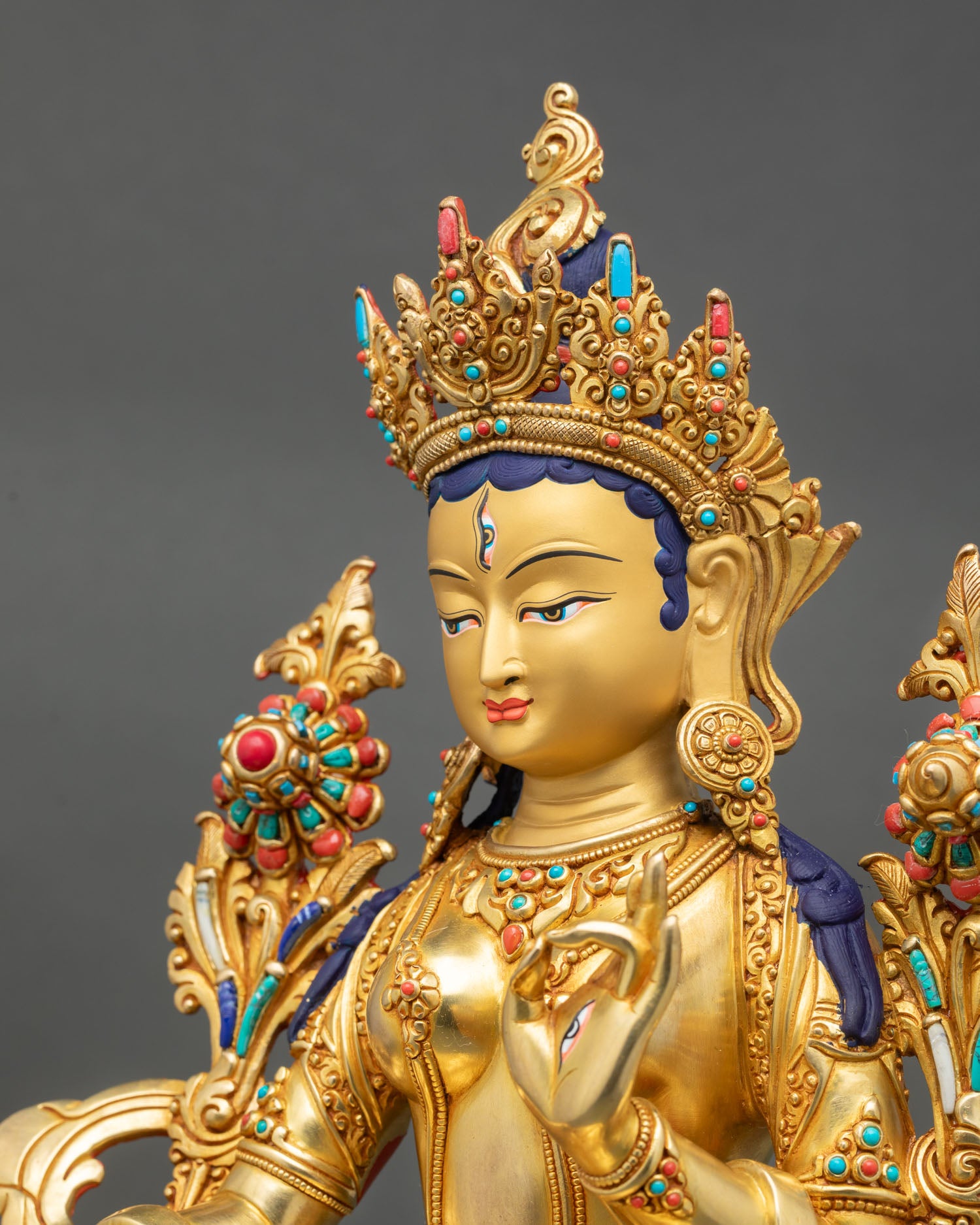 White Tara – Traditional Artisan Crafted Buddhist Sculpture